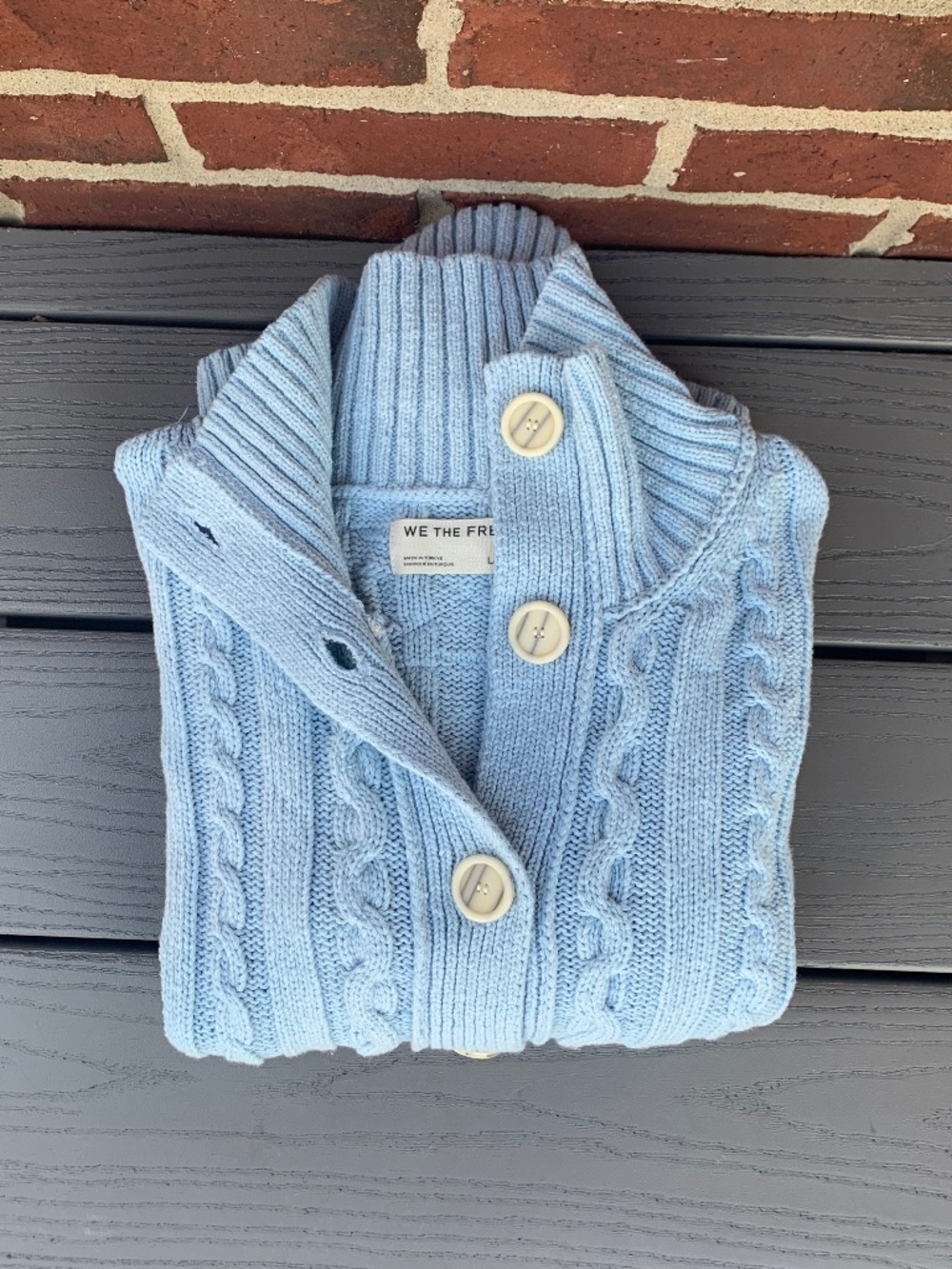 Free People Cable Stitch Cardigan